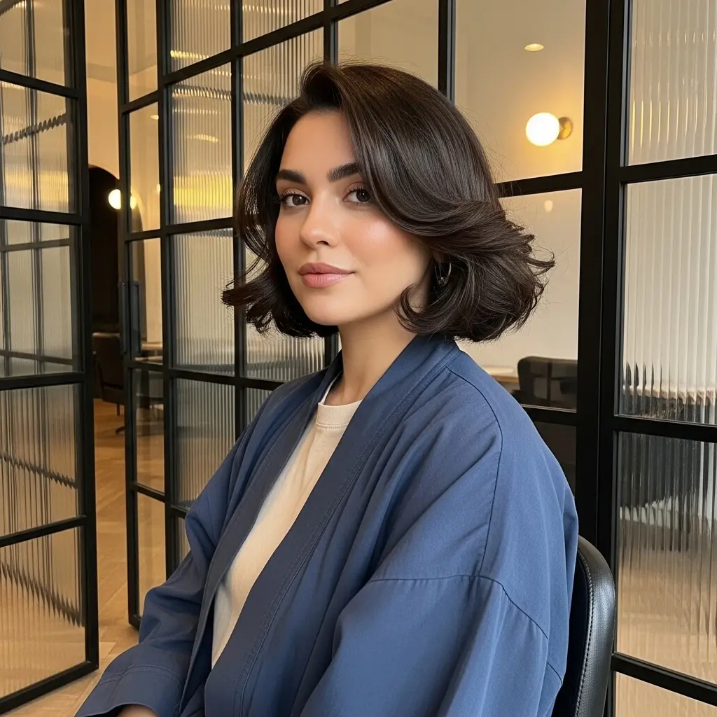 #17 Neck-Grazing Bouncy Layered Bob