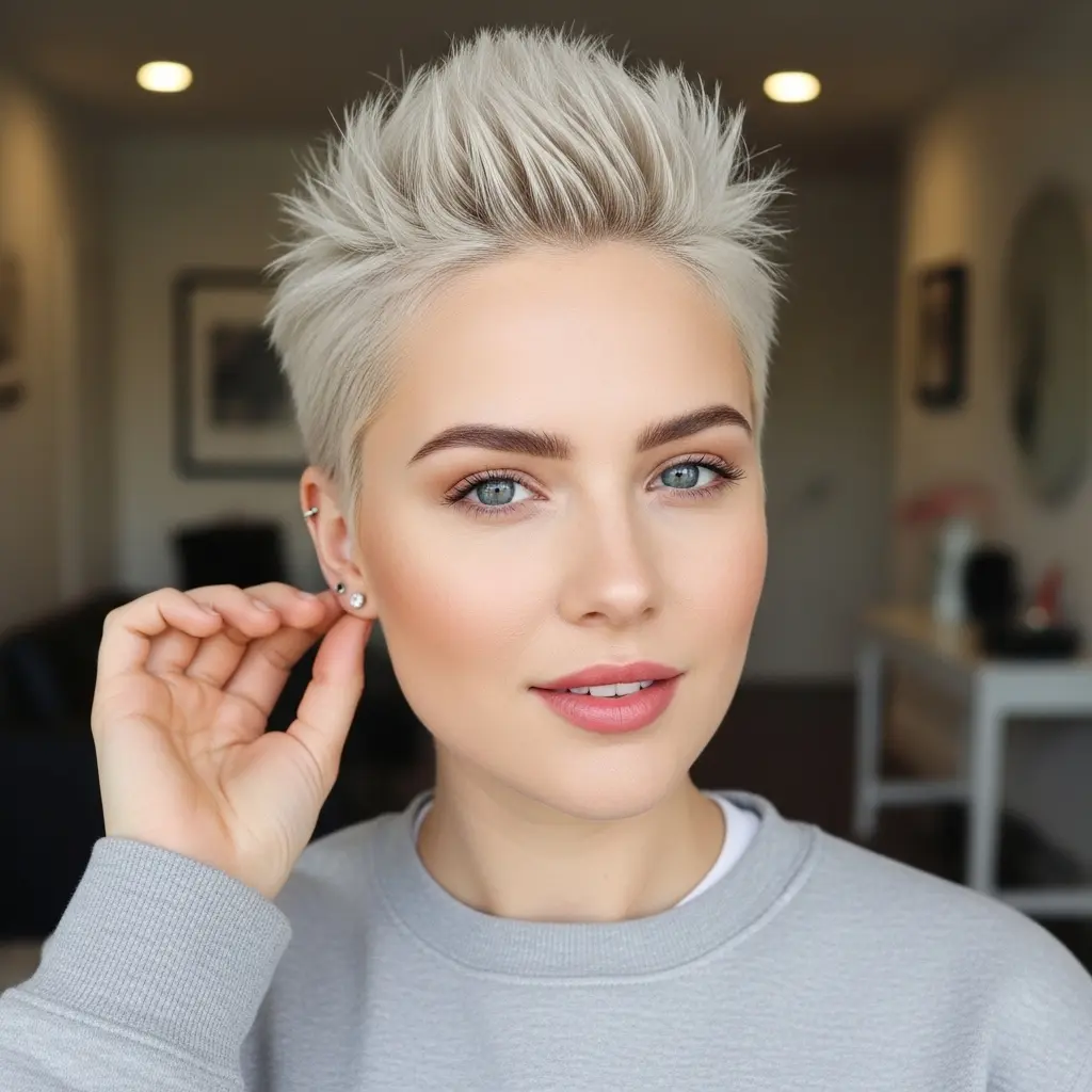 #2 Very Short Spiky Pixie Cut