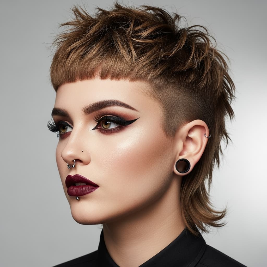 #20 Low-Maintenance Short Pixie Mullet Style