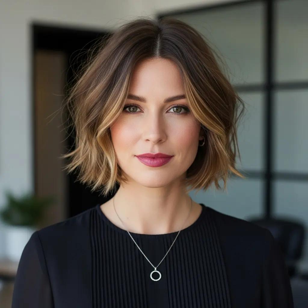 #21 Short Choppy Bullet Bob Haircut