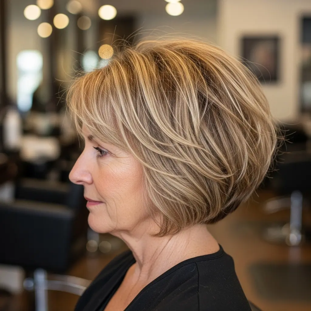 #3 Messy and Choppy Jaw-Length Bob