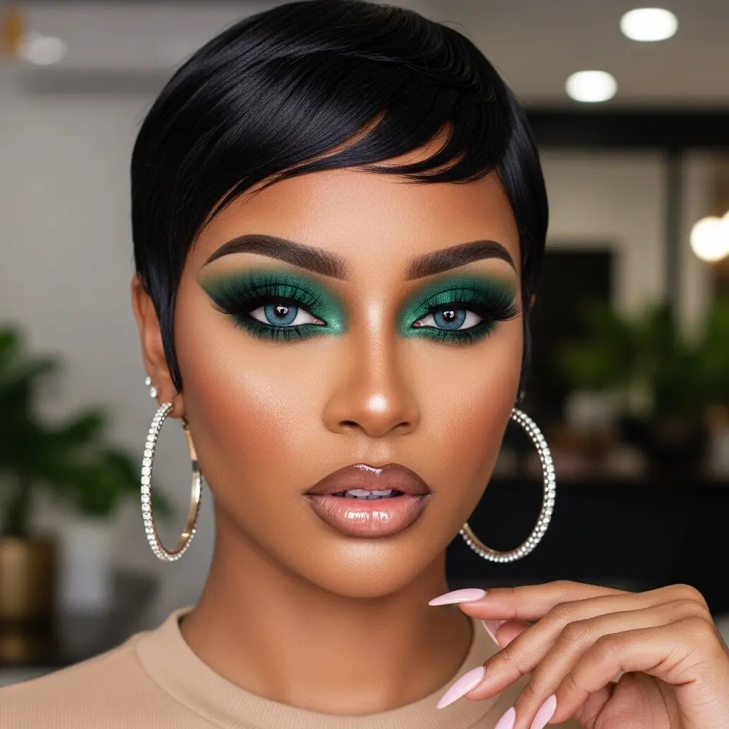 #4 Bold Short Pixie for African-American Women