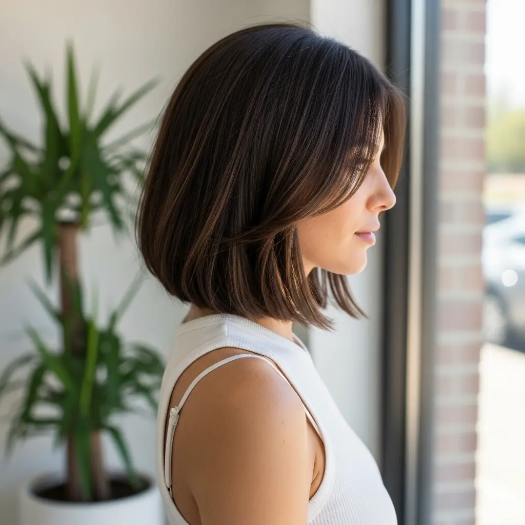 #5 Shoulder-Length Italian Bob Cut