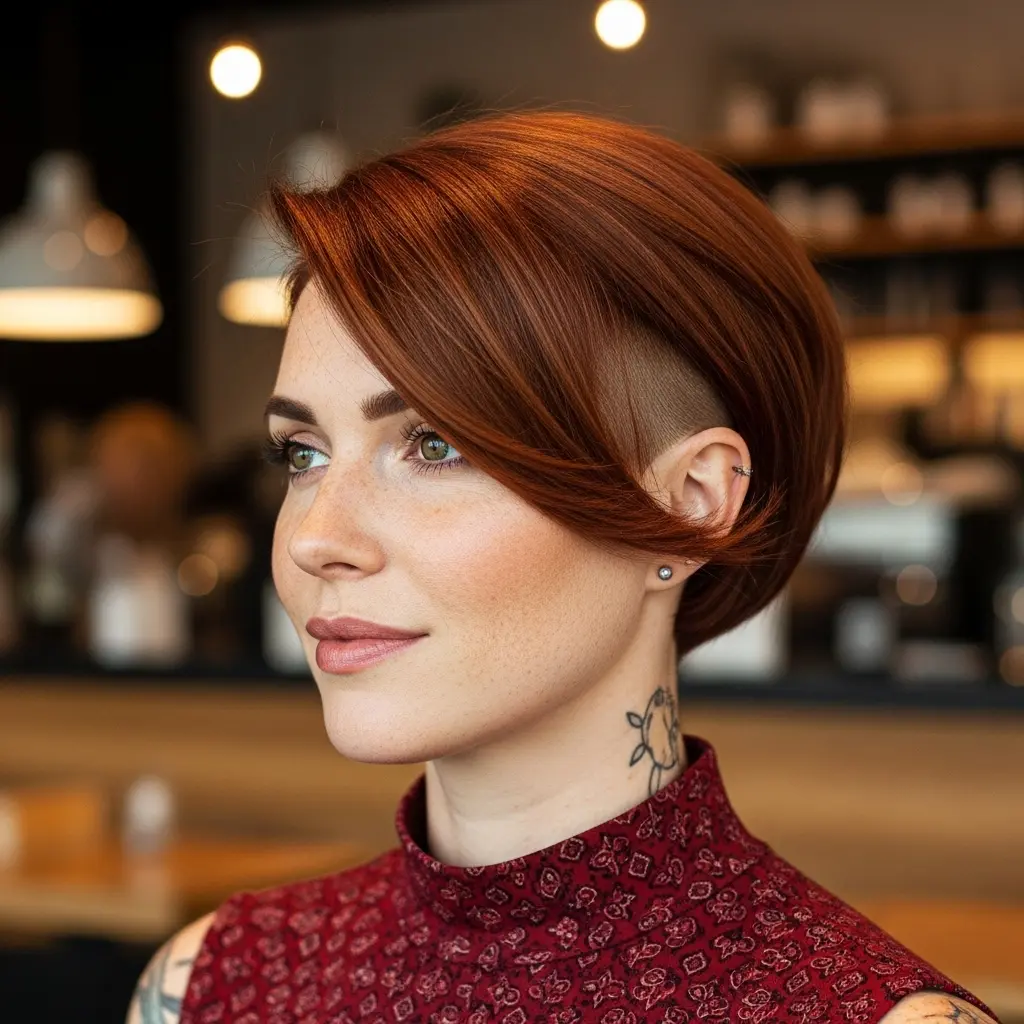 #5 Lob with an Undercut for Thick Hair