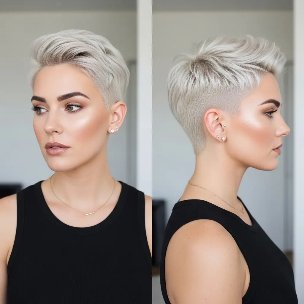 #6 Modern Super Short Pixie Cut