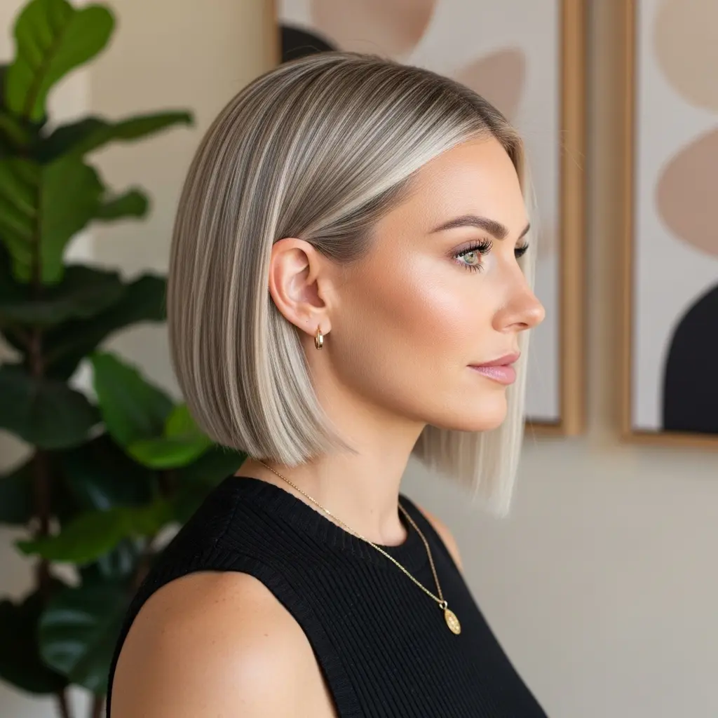 #7 Neck-Length Italian Blunt Cut