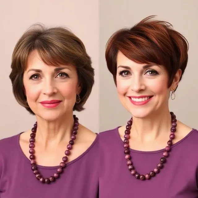 #7 Asymmetric Pixie Bob with Sweeping Fringe