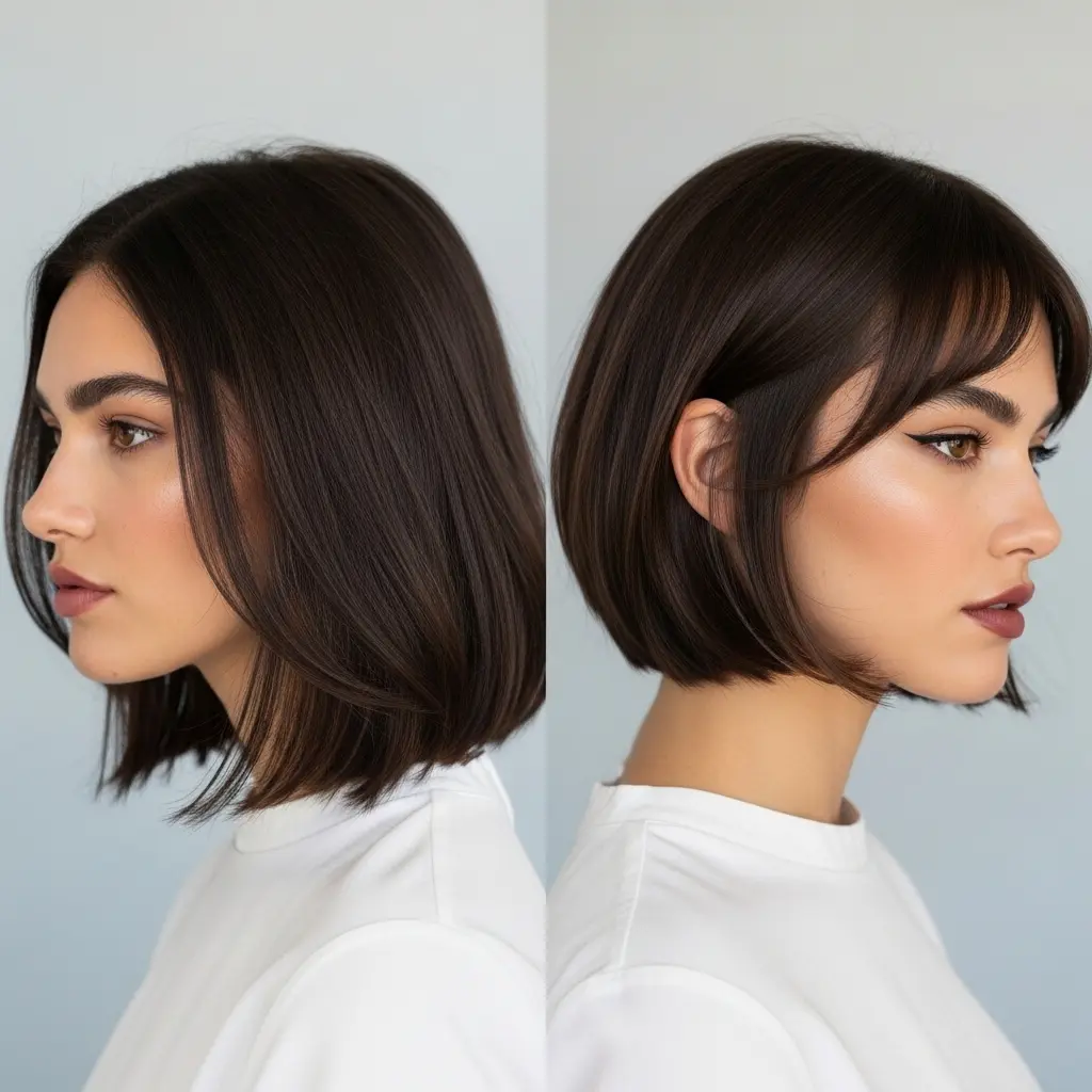 #8 Soft Blunt Bob Makeover