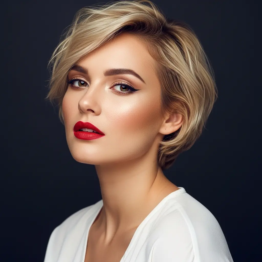 #8 Stylish Wavy Pixie for Women Over 30