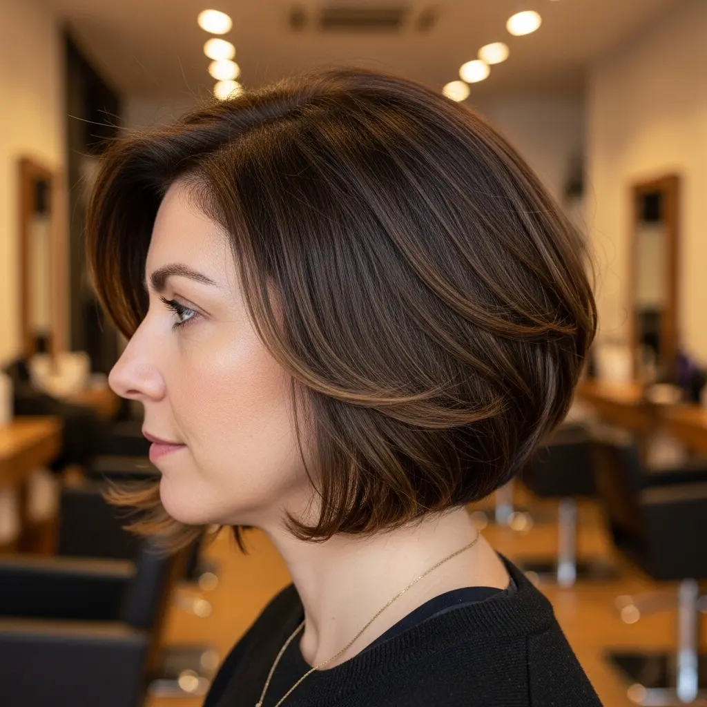 #9 Italian Bobbed Cut for Thick Hair