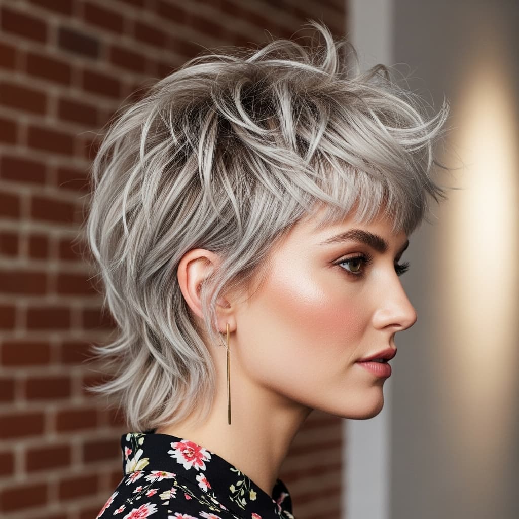 #9 Messy Pixie Mullet