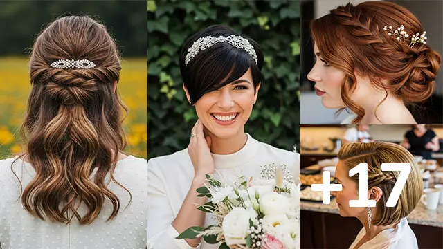 17 Elegant Short Wedding Hairstyles for a Perfect Bridal Look