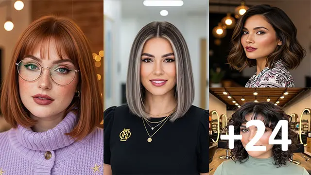 24 Stunning Long Bob Haircuts for Women with Full and Round Faces