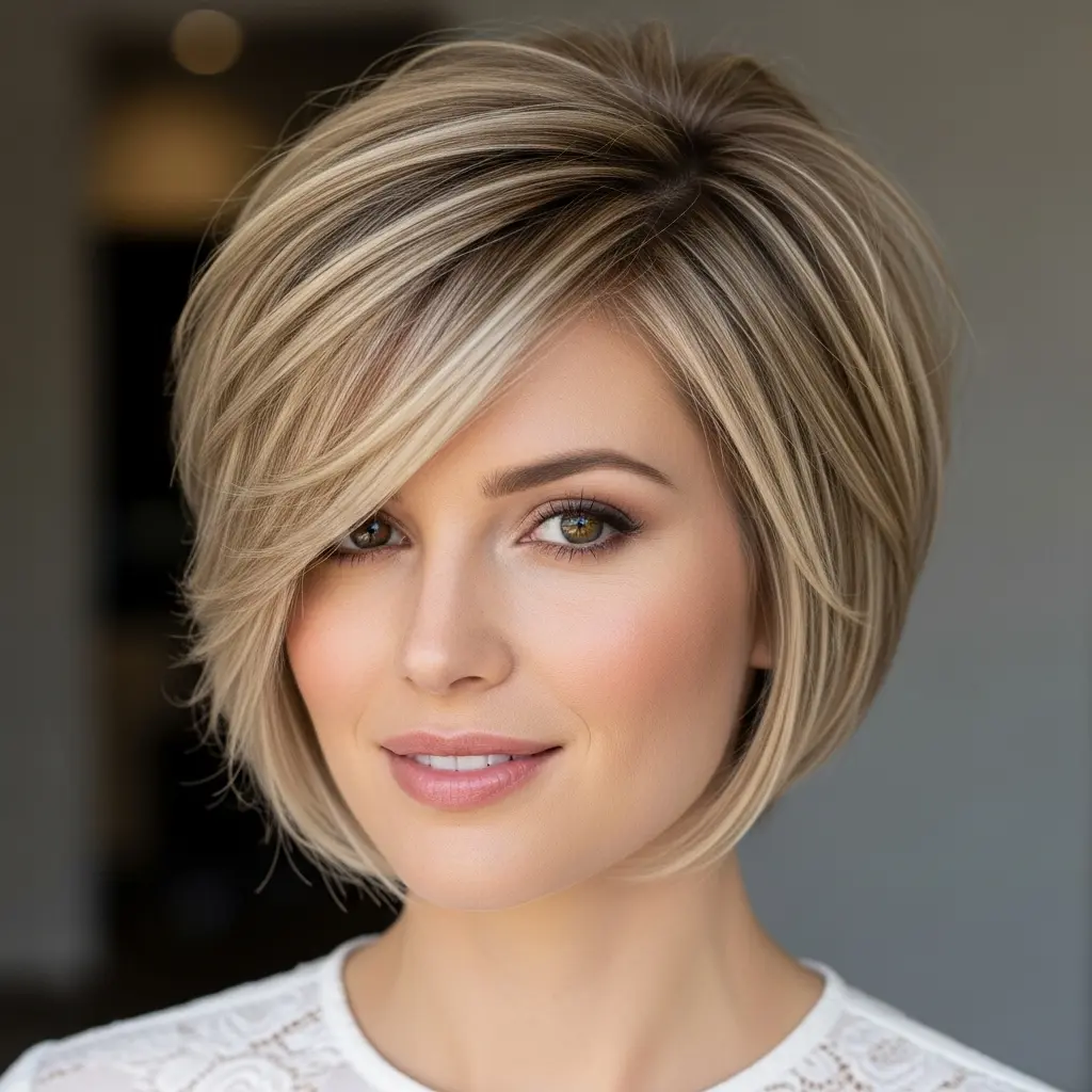 #2 Asymmetrical Long Pixie Bob