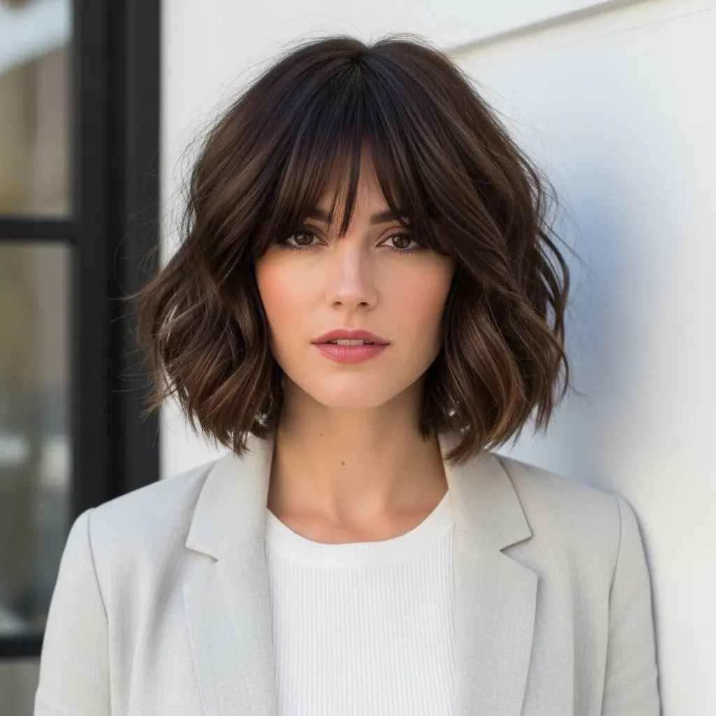 #2 Voluminous Short French Haircut