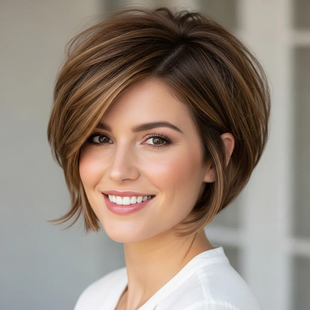 #4 Jaw-Length Longer Pixie Bob