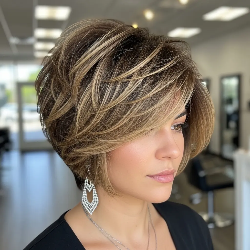 #5 Layered Long Pixie Bob