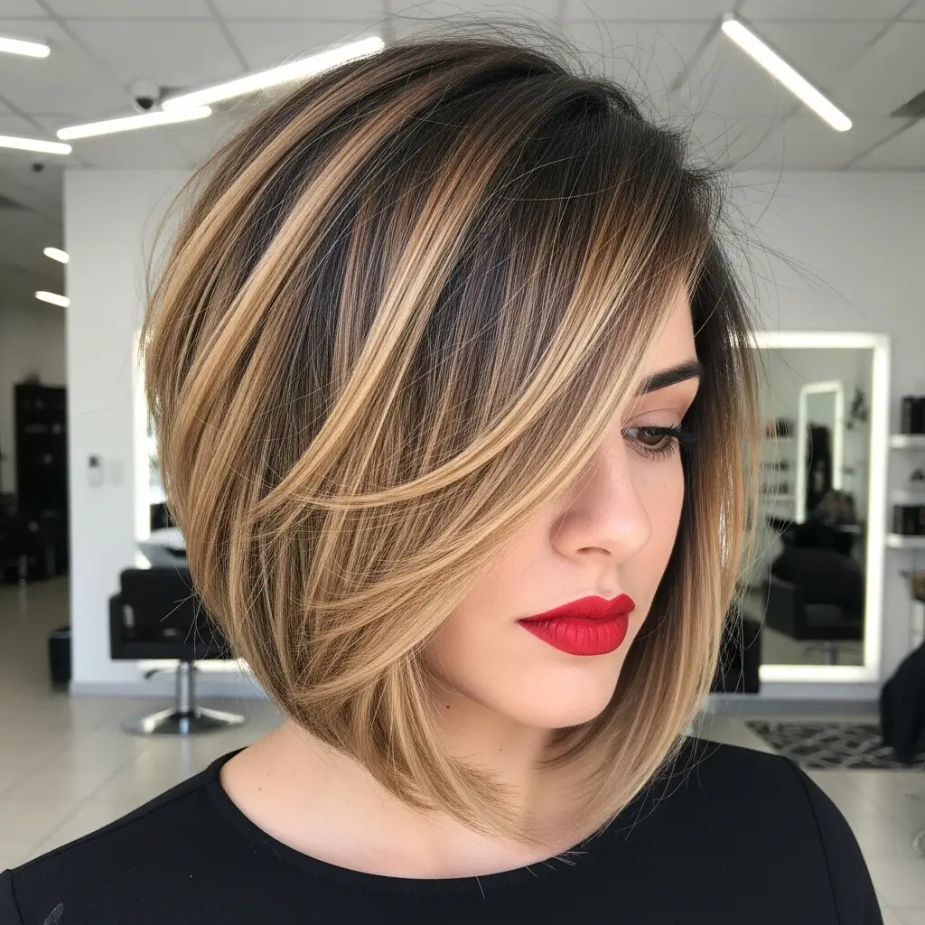 #6 Dimensional Bob with Angled Layers