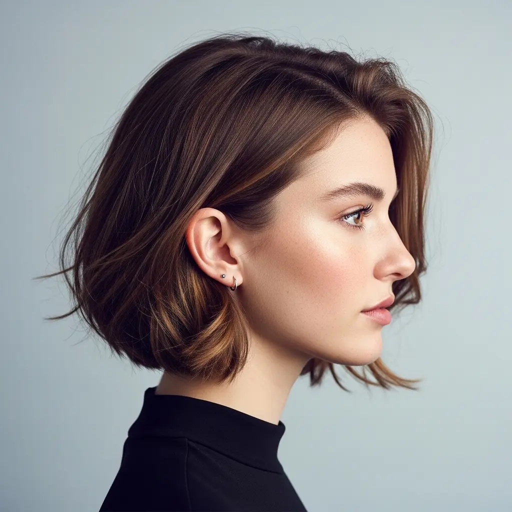 #12 Short Choppy Bob for Fine Hair