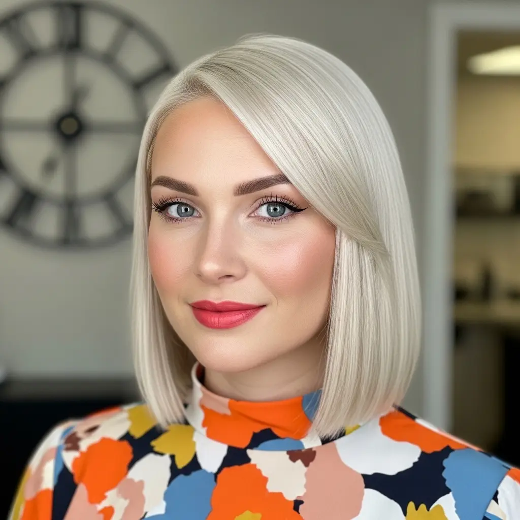 #13 Straight Lob for Very Thin Hair