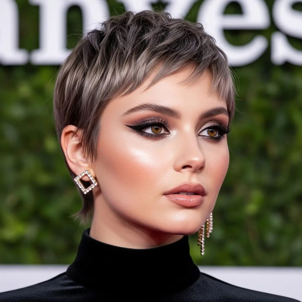 #17 Edgy Short Elf-Like Haircut