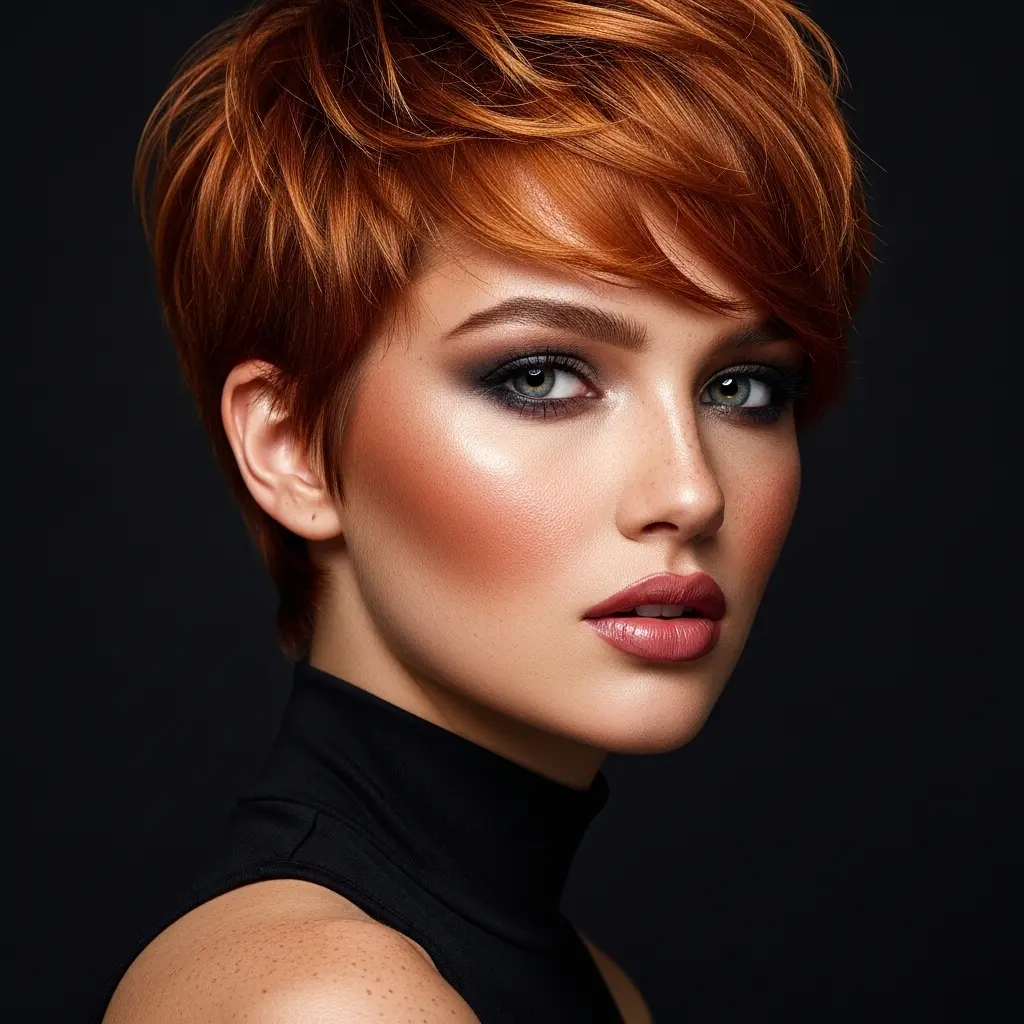 #8 Asymmetrical Elf Crop Haircut