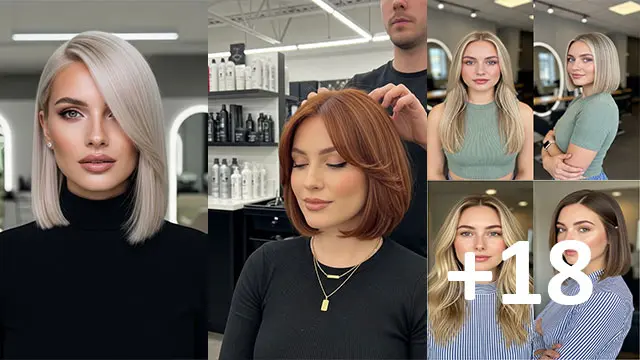 18 Straight Lob Haircut Ideas for a Sleek Modern Look