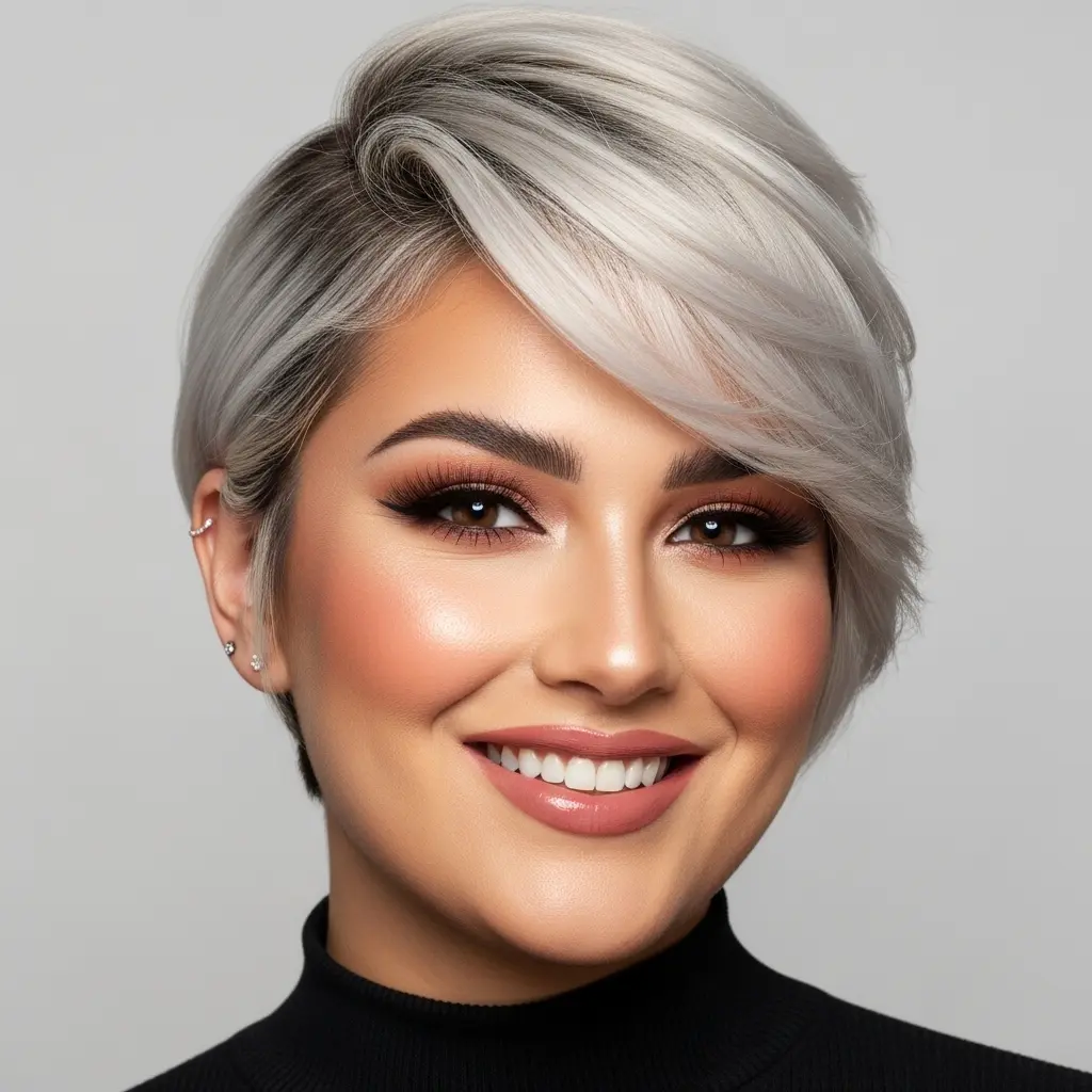 #1 Angled Pixie Crop