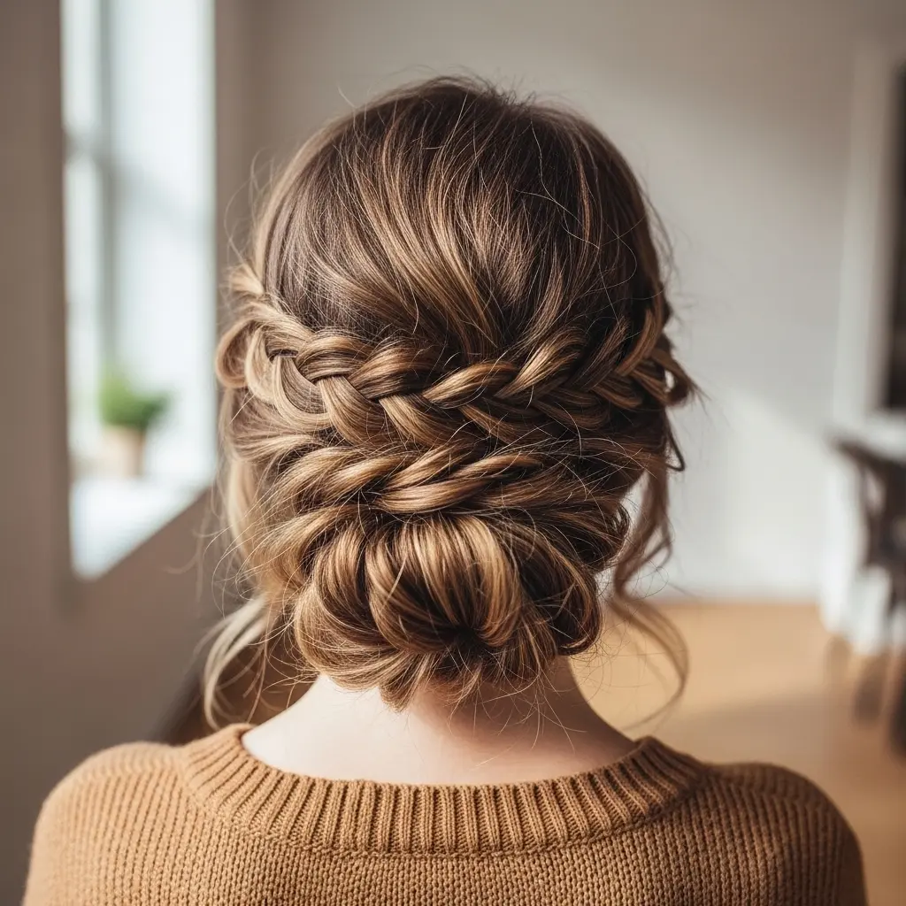 #10 Stylish Low Updo