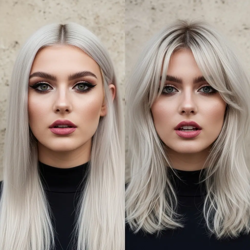 #10 Bright Platinum Mid-Length Hair