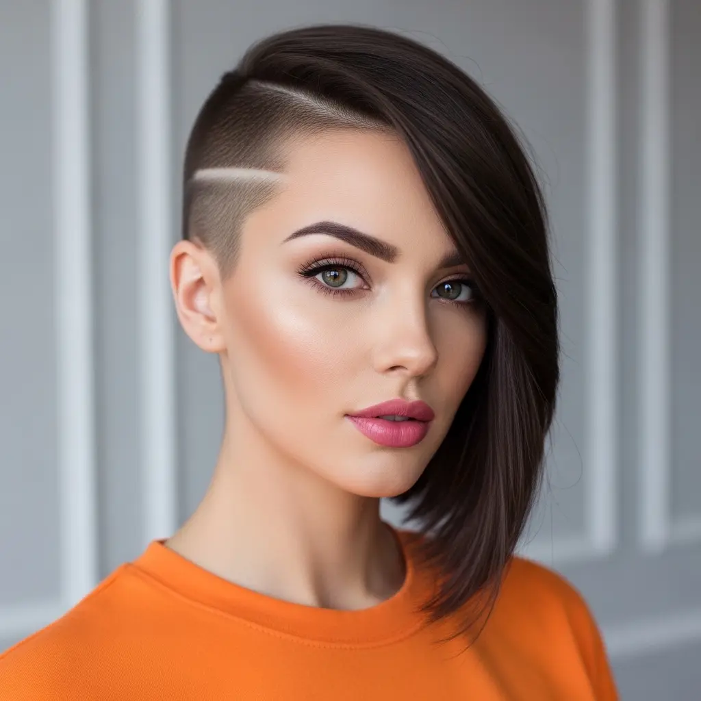#10 Punk-Inspired Medium-Length Undercut Hair