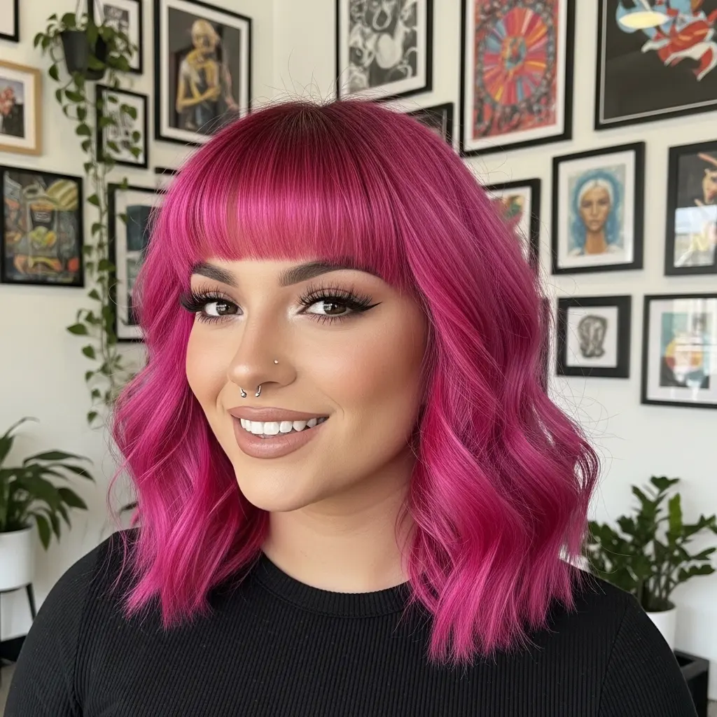 #10 Electric Bright Pink Hair