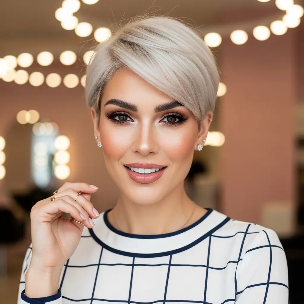 #10 Long Pixie with Short Layers for Thin Hair