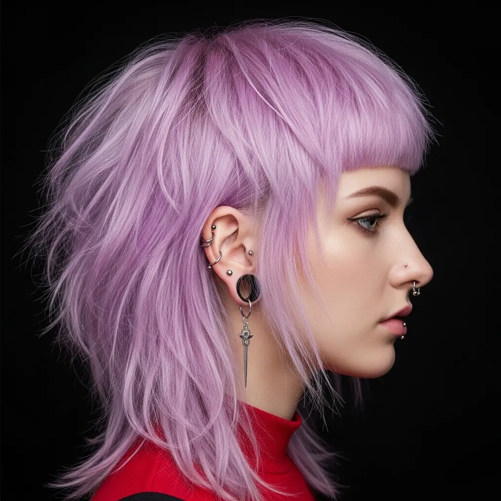 #11 The Shaggy and Funky Lob Hairstyle