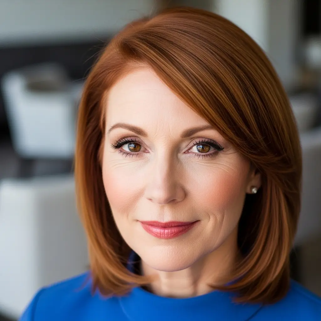 #12 Sophisticated Ginger Copper for Women Over 60