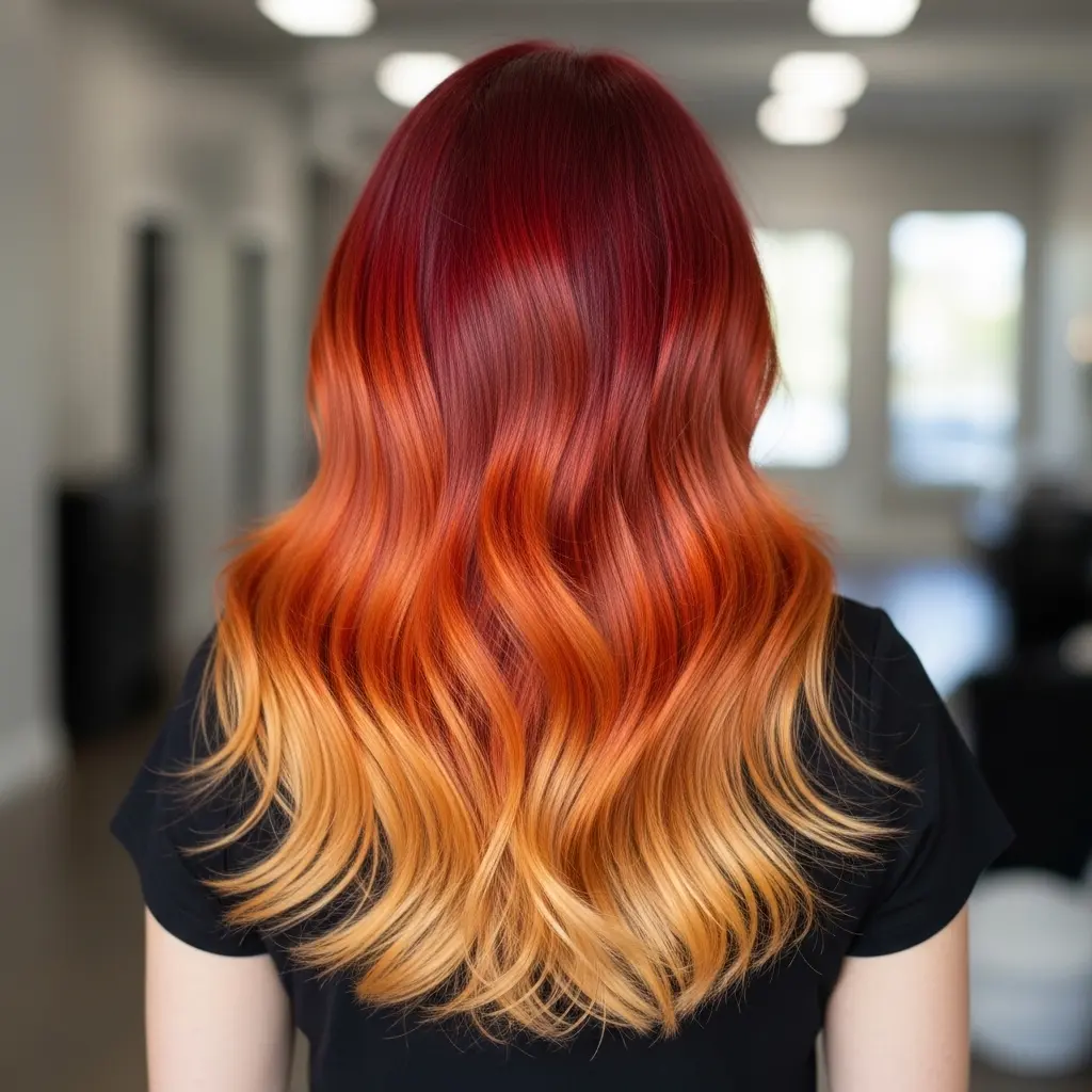 #13 Ombre Ginger Copper Hair Transition