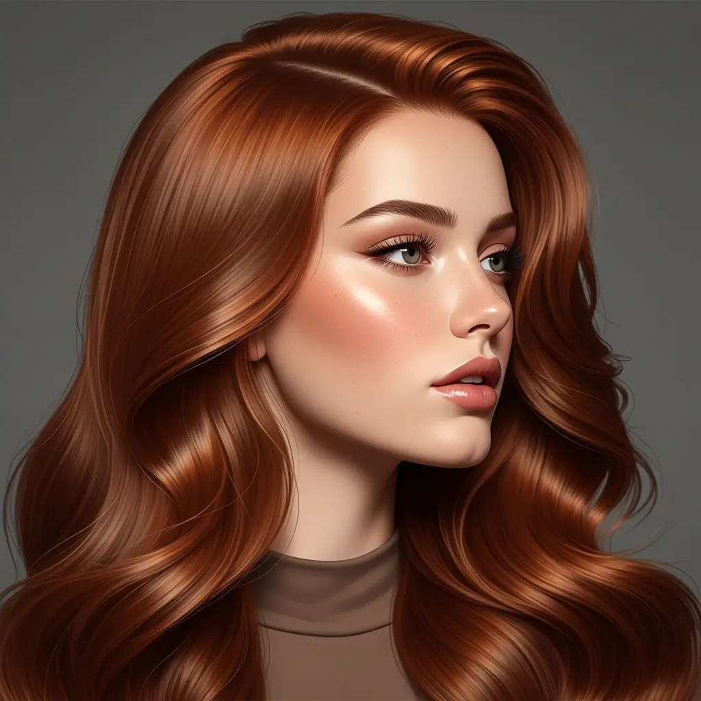 #14 Golden Brown Ginger Copper Tones
