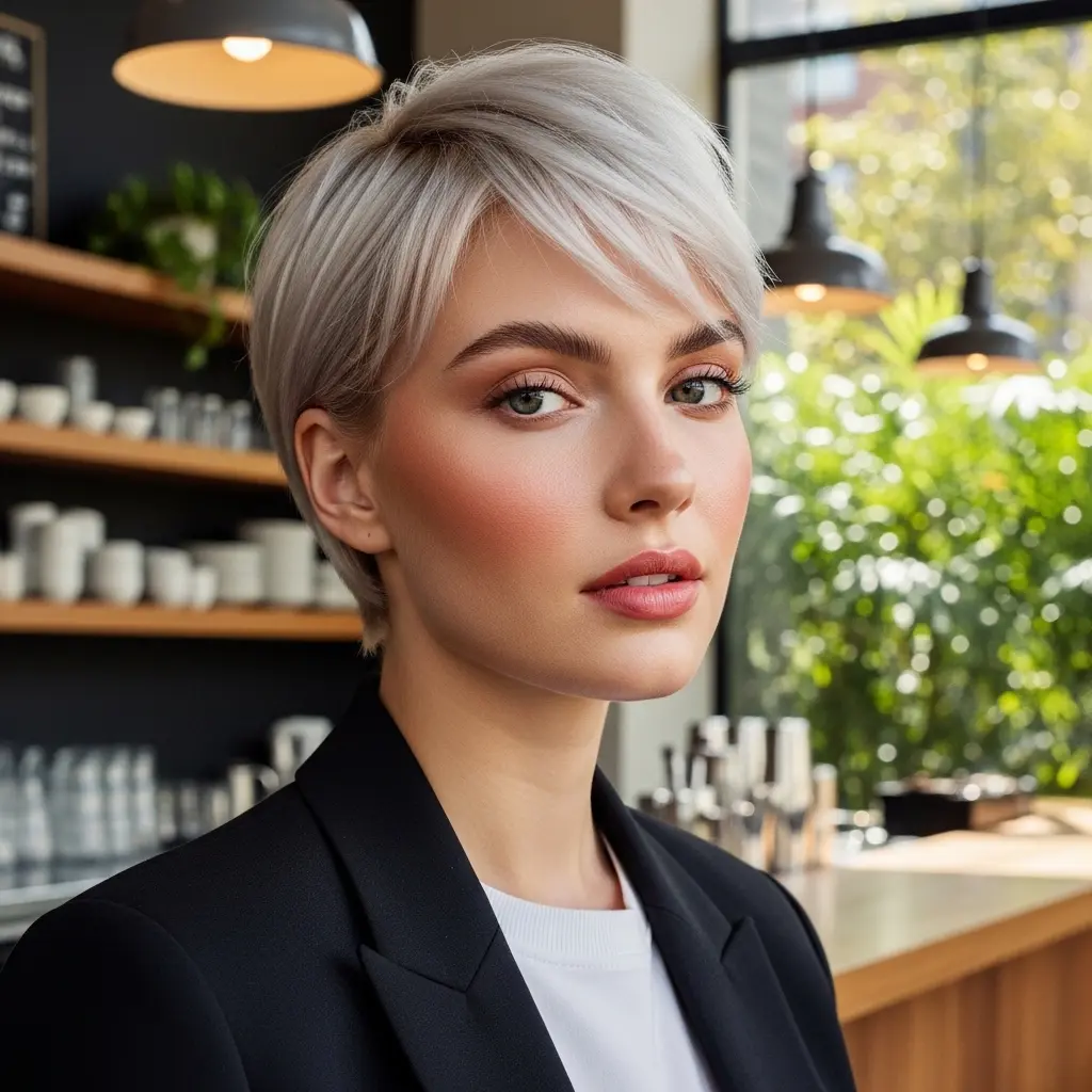 #15 Short Pixie Cut for Flat Hair