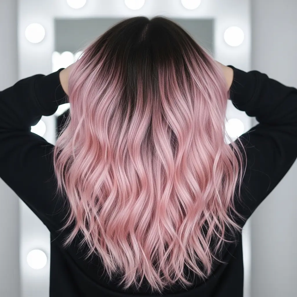 #16 Rose Gold AirTouch Balayage