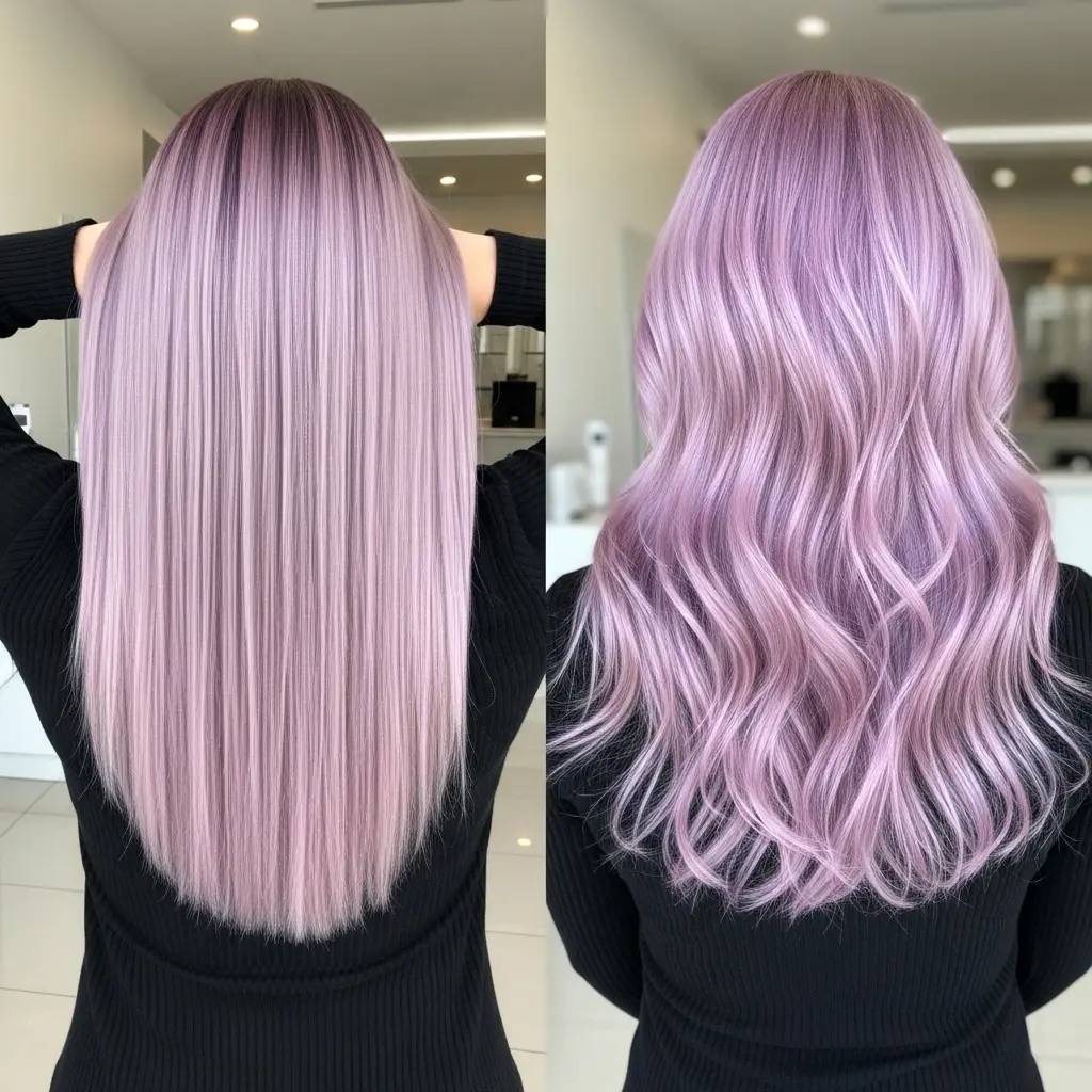 #17 Dusted and Muted Pink Hair