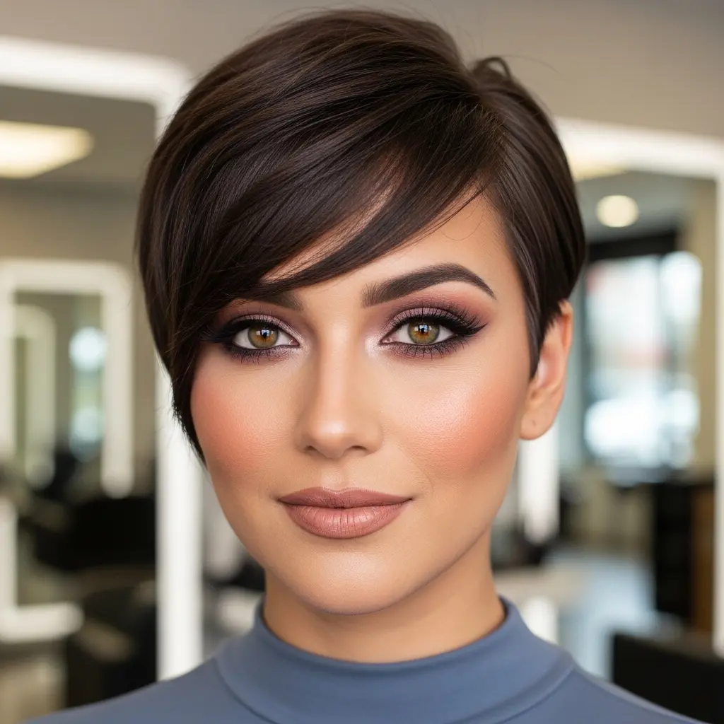 #17 Pixie with a Side Part for Fine Hair