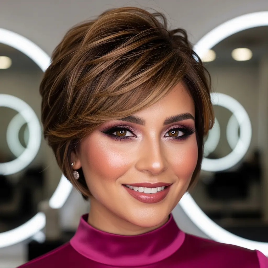 #18 Pixie Bob with Wispy Bangs