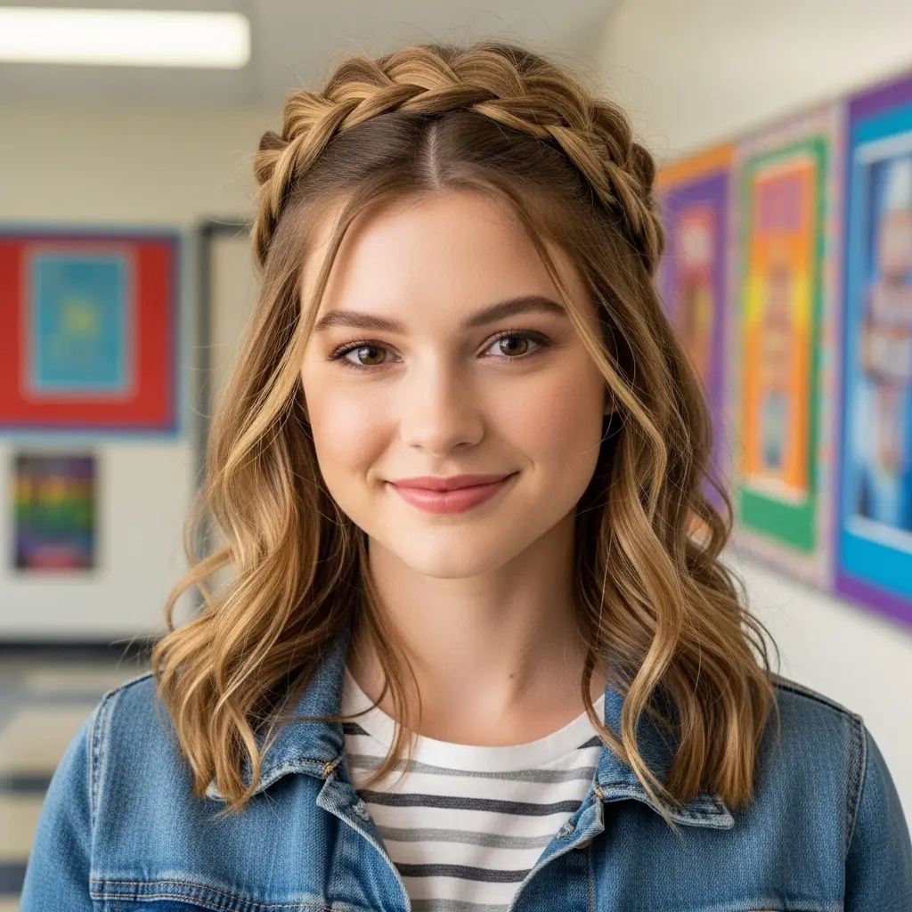 #19 Cute Back to School Braids for Thin Hair