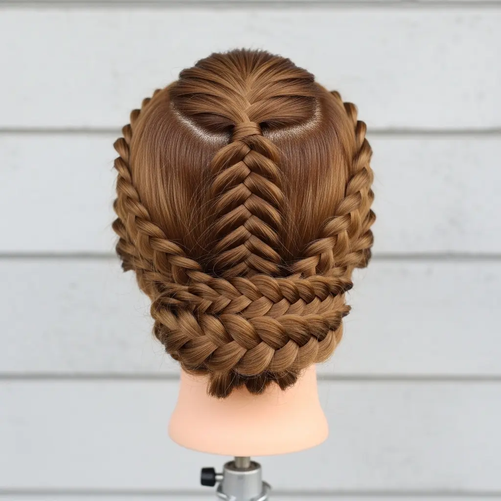 #19 Daring Braids Updo