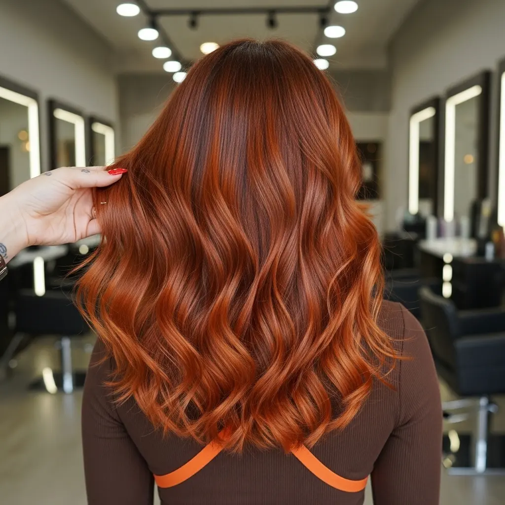 Copper Sunset Long Waves with Root Shadow and Babylights