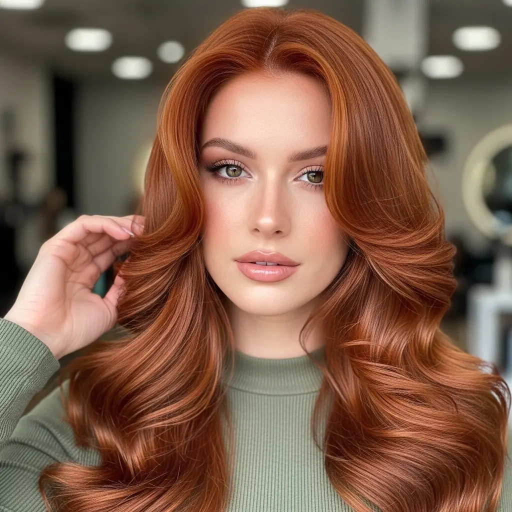 #25 Natural Red Ginger Copper Shine