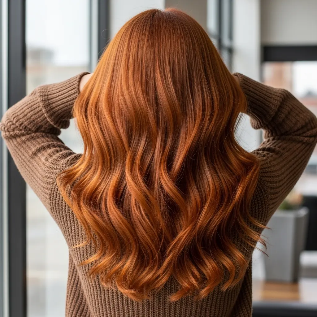 #28 Ginger-Copper Color Melt with Lowlights