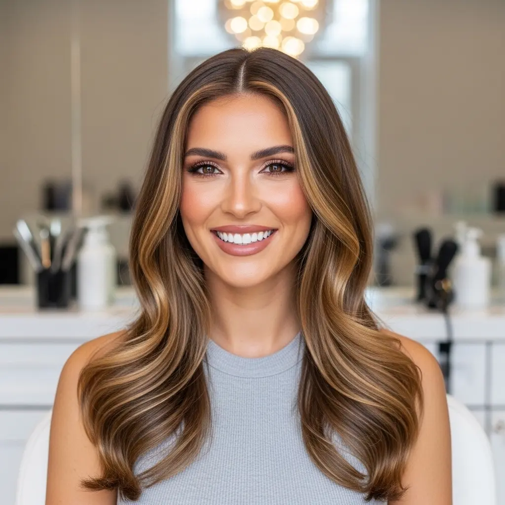 Long Sculpted S-Waves with Soft Face-Framing Melt