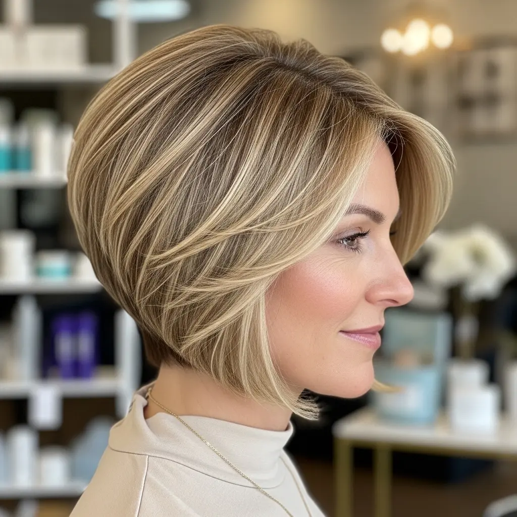 #3 Slightly Edgy Short and Stacked Cut