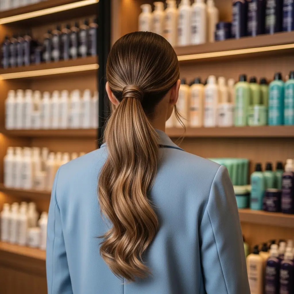 #4 Soft Wavy Volleyball Ponytail